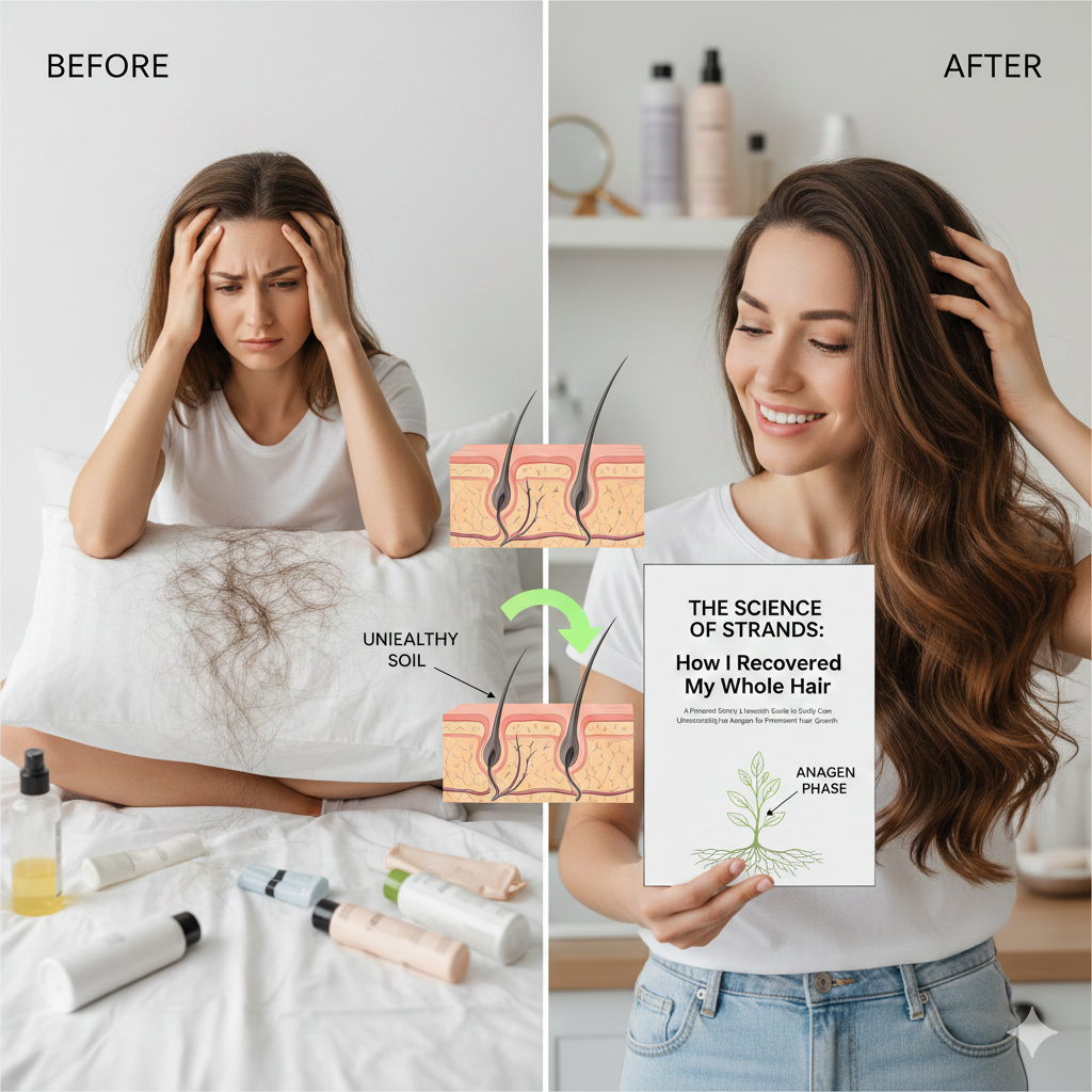 Dandruff & Hair Loss Recovery: How I Regrew Thick Hair With Scalp Science image