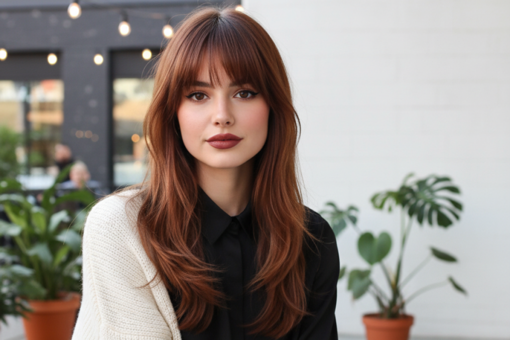 Curtain Bangs: The Ultimate Guide for Every Face Shape, Hair Type & Gender (2026) curtain bangs hairstyle female 2026