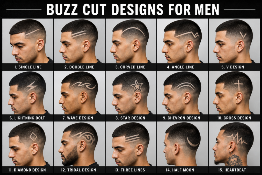 Buzz Cut Designs & Patterns 2026: Lines, Hair Dye, Hearts & More | Ultimate Style Guide