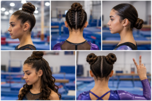 Gymnastics hairstyle