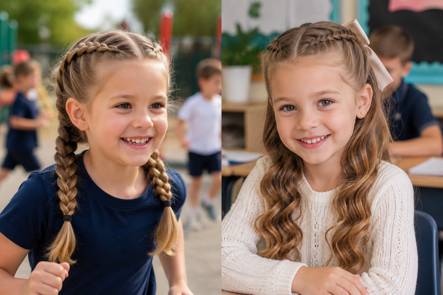 Kids Hairstyles for School That End the Morning Rush 4 image 18