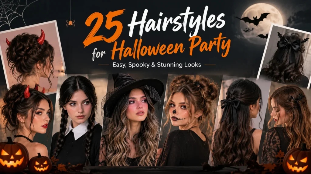 Hairstyles for Halloween Party: 20 Easy Spooky Looks
