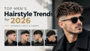 Top Men’s Hairstyle Trends for 2026: Modern Fades & Crops