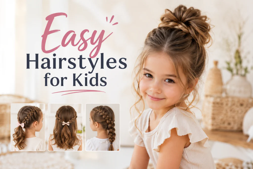 Easy Hairstyles for Kids That Beat the Clock